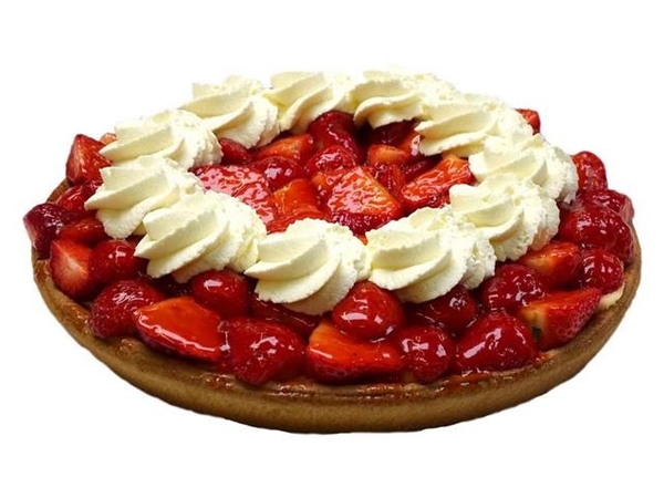 Aardbei Koek + Slagroom